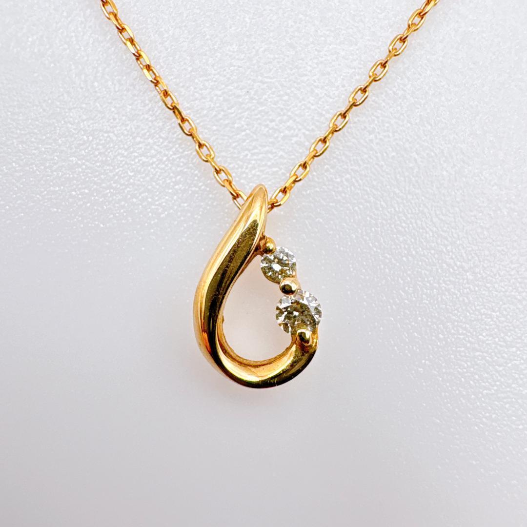 は*ゃ様 【Canal 4℃】K18 ゴールド ダイヤモンド ネックレス 40c