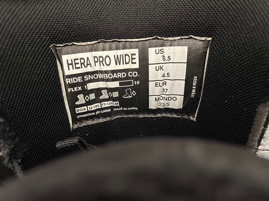 RIDE Hera PRO スノーボードブーツ 23.5cm