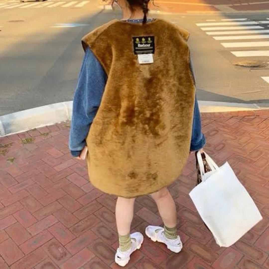 【90s】B6 Barbour ファーベスト C42 古着ベスト イングランド製