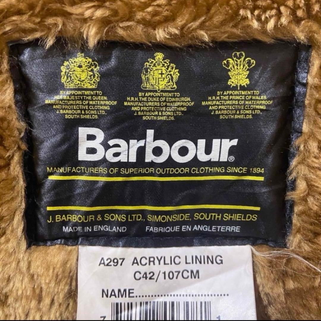 【90s】B6 Barbour ファーベスト C42 古着ベスト イングランド製