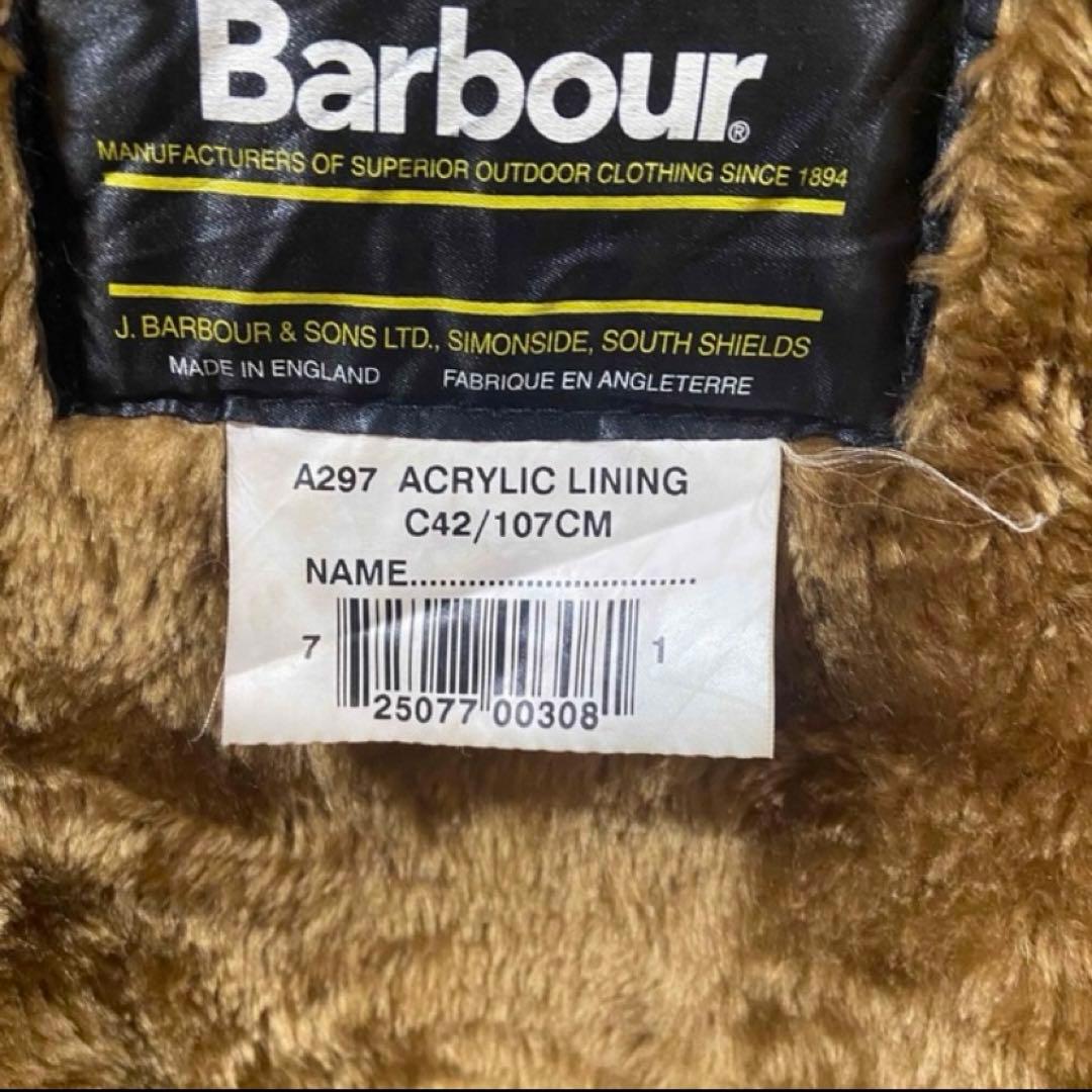 【90s】B6 Barbour ファーベスト C42 古着ベスト イングランド製