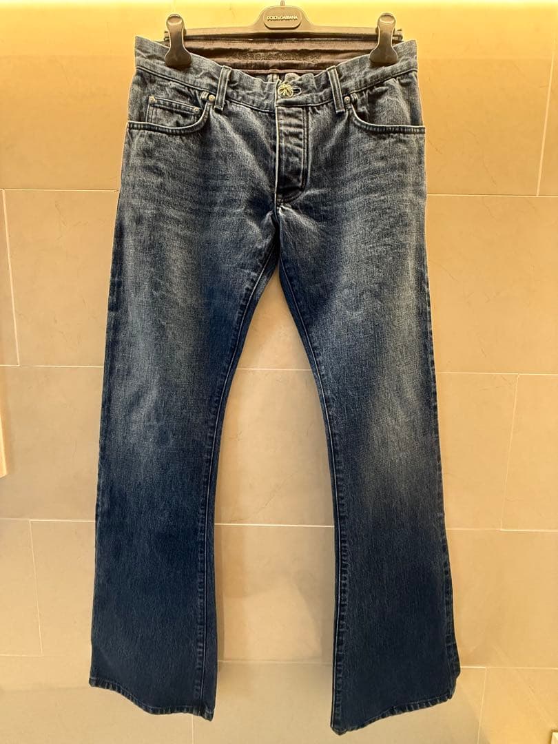 新品未使用 CHROME HEARTS クロムハーツ フレアデニムパンツ 34