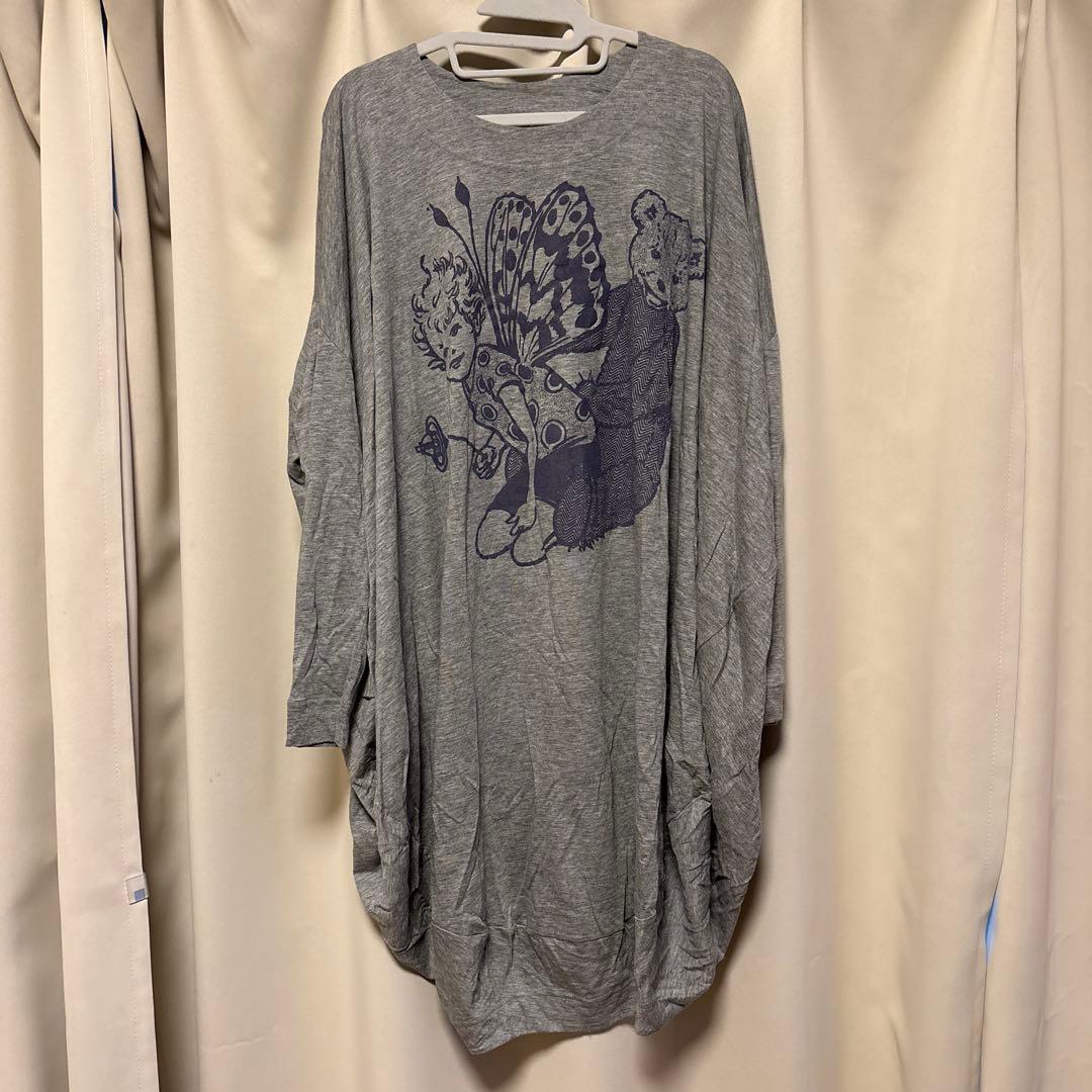 は*じ様 ヴィヴィアンウエストウッド プリントワンピ