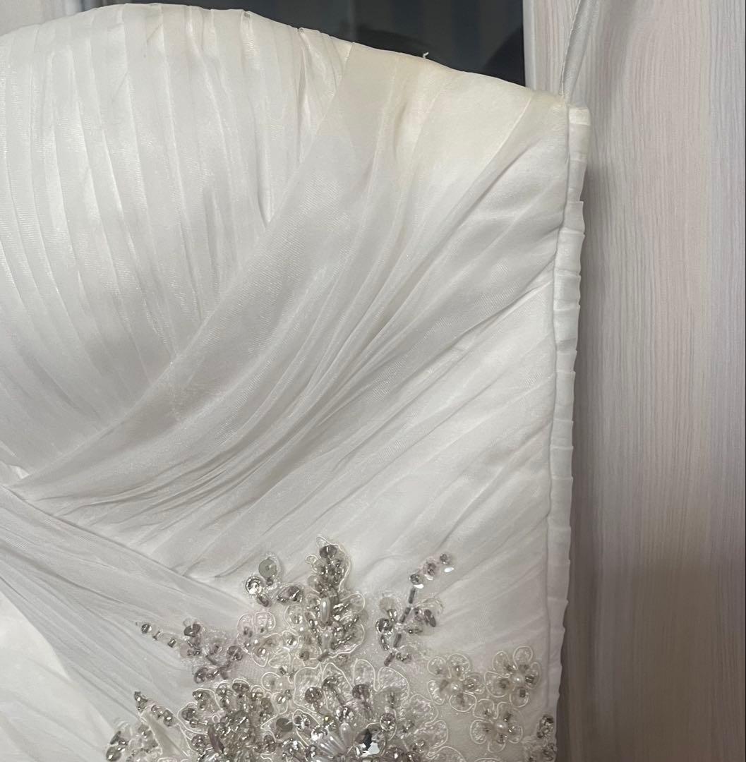 【値下げしました！Sサイズ】ウエディングドレス　プリンセス/A ライン