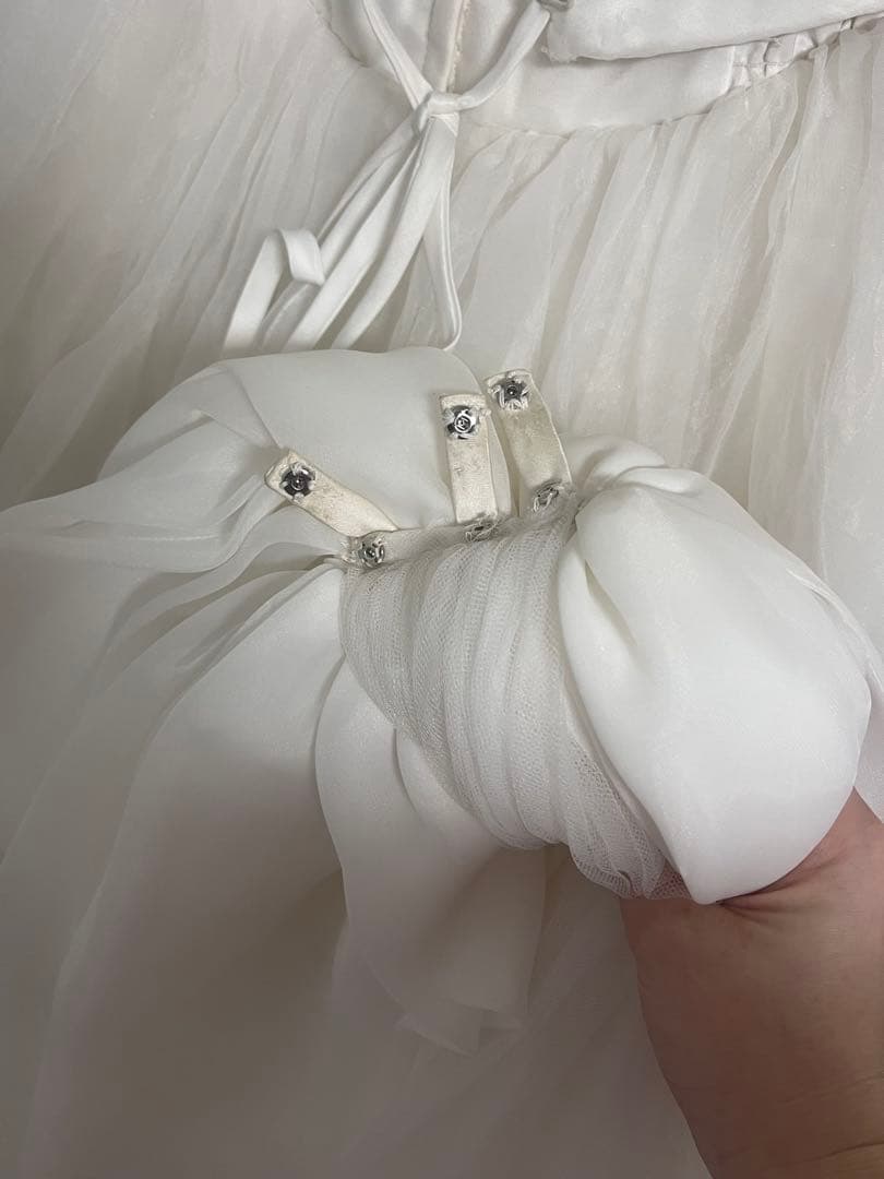 【値下げしました！Sサイズ】ウエディングドレス　プリンセス/A ライン