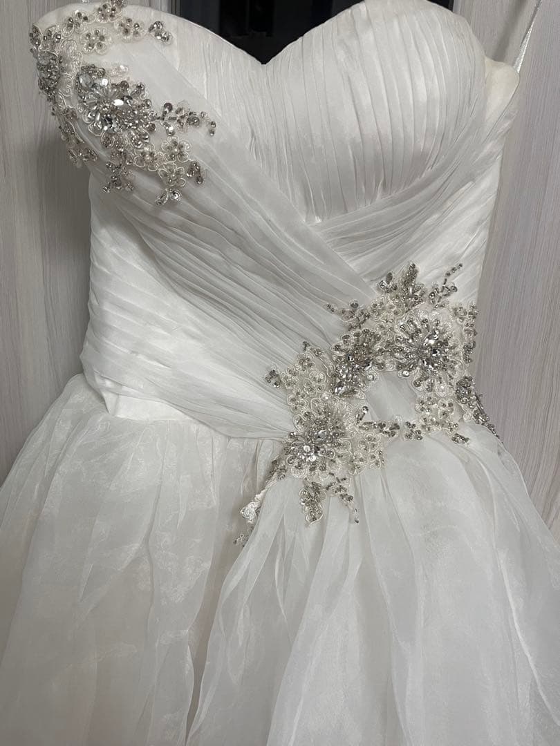 【値下げしました！Sサイズ】ウエディングドレス　プリンセス/A ライン