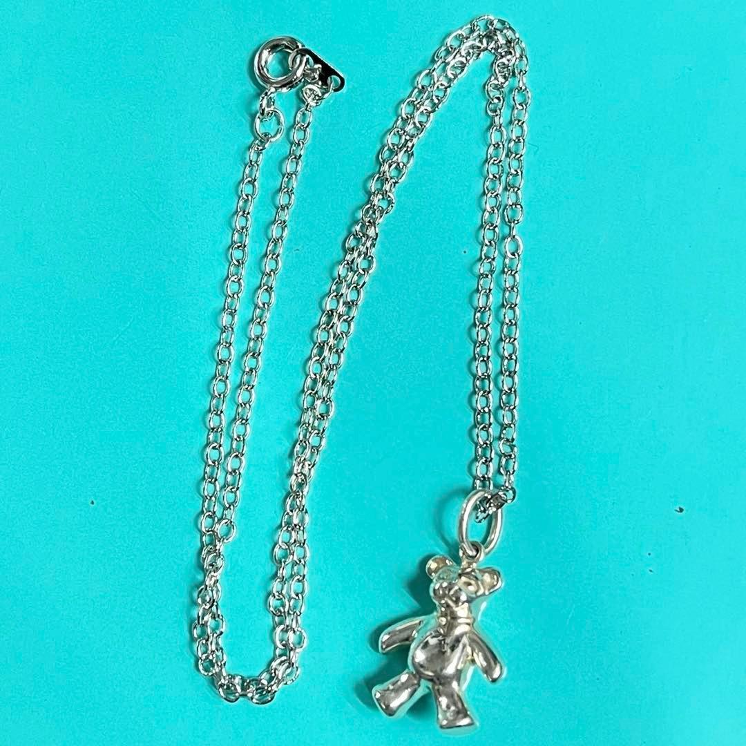 美品 Tiffany 熊 ベア シルバー925 ネックレス Vintage 希少