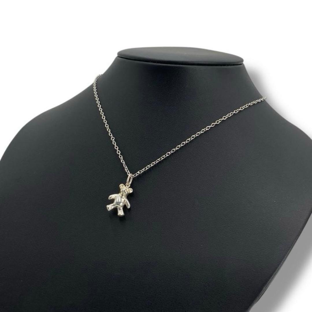 美品 Tiffany 熊 ベア シルバー925 ネックレス Vintage 希少
