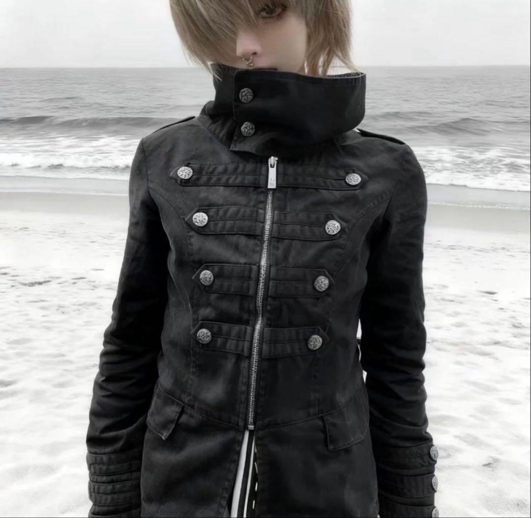 Imdelusionライダースジャケット ナポレオンジャケット y2k