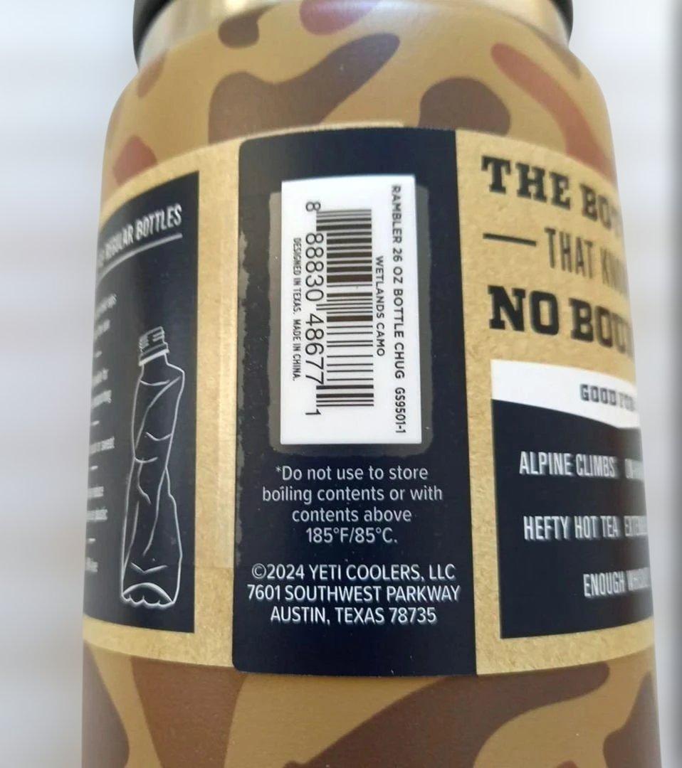 【新品】YETI RAMBLER 26oz ボトル