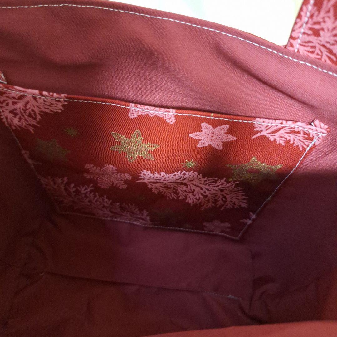 ねこパネル生地　ハンドメイド　ミニバック　ポーチ