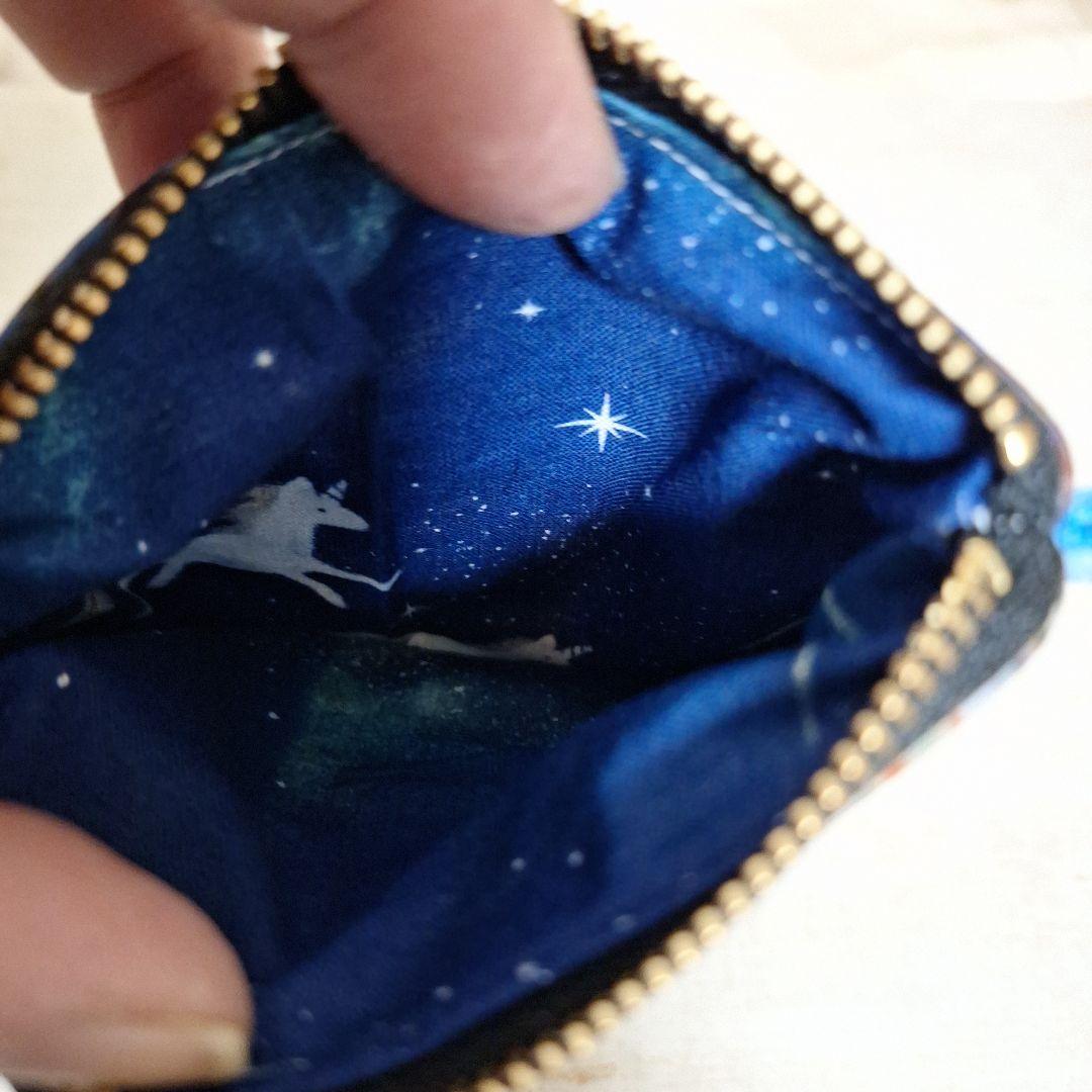 ねこパネル生地　ハンドメイド　ミニバック　ポーチ