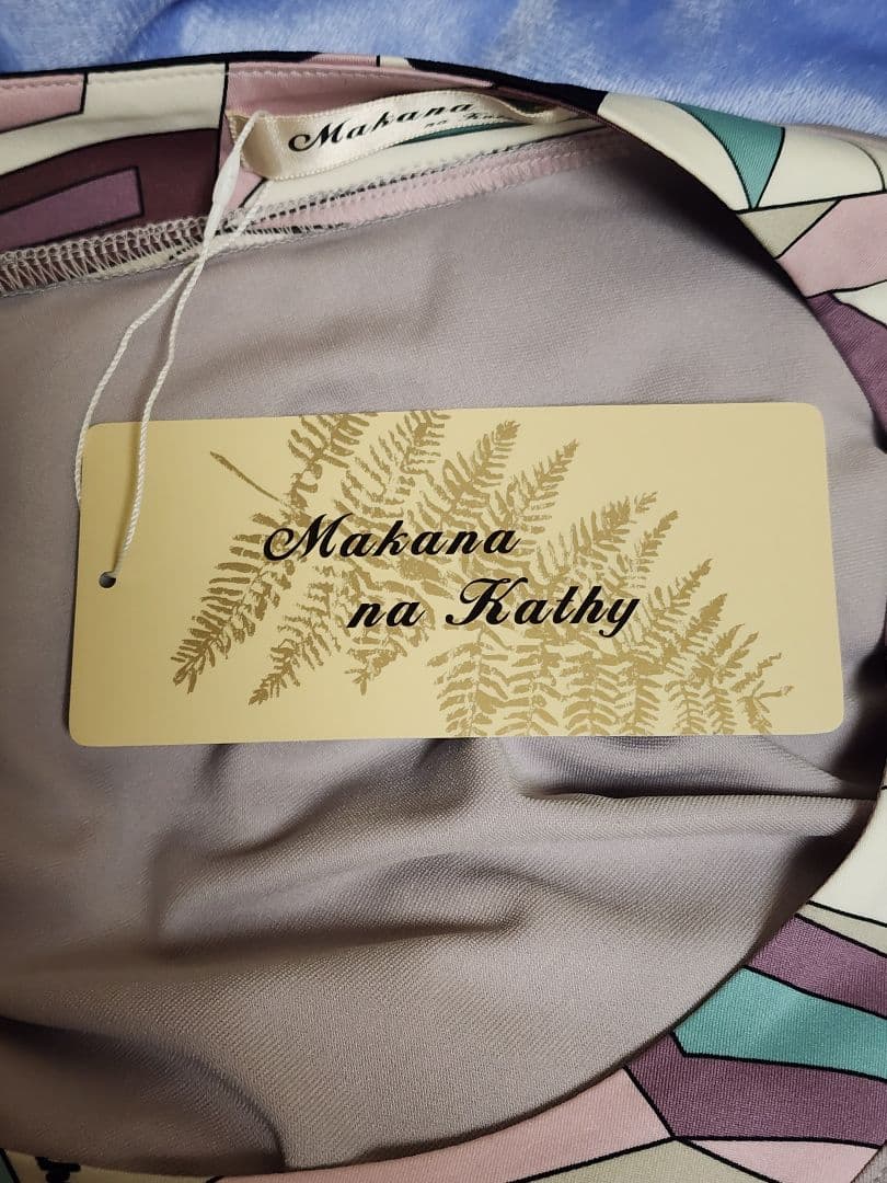 Makana na Kathy 薄紫 五分袖チュニック