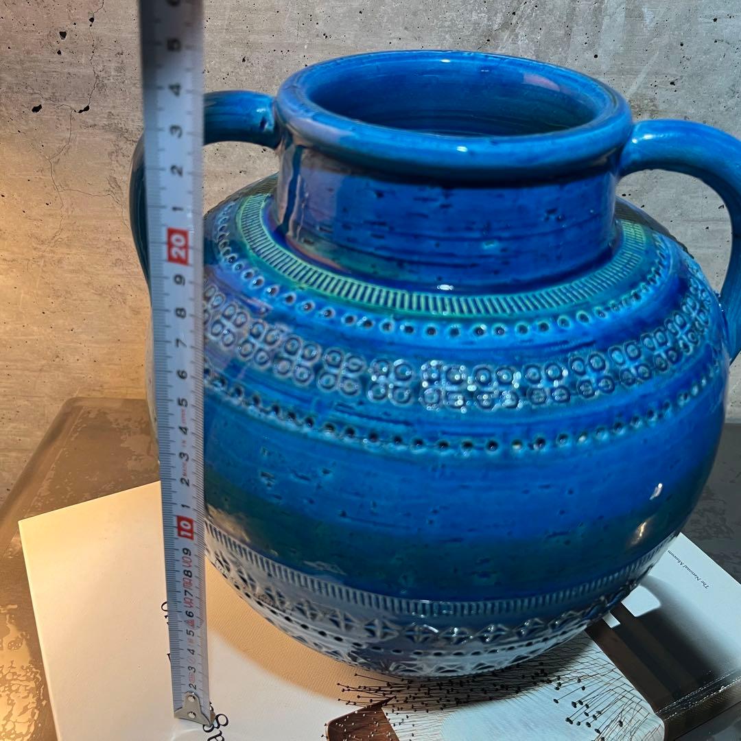 ビトッシ　リミニブルーフラワーベース　フラビア　　フラワーベース　イタリア