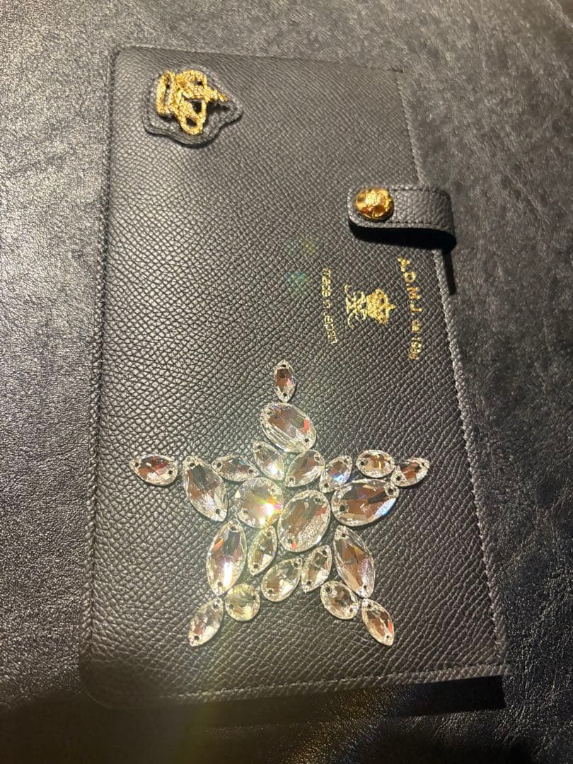 新品未使用 ADMJ　スワロ　スリムウォレット スタービジュー ダイヤ クラウン