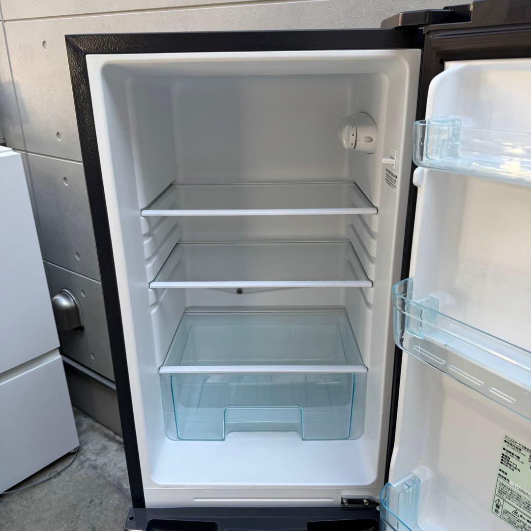 137⭐️2021年製★アイリスオーヤマ　冷蔵庫　ブラック　黒　一人暮らし
