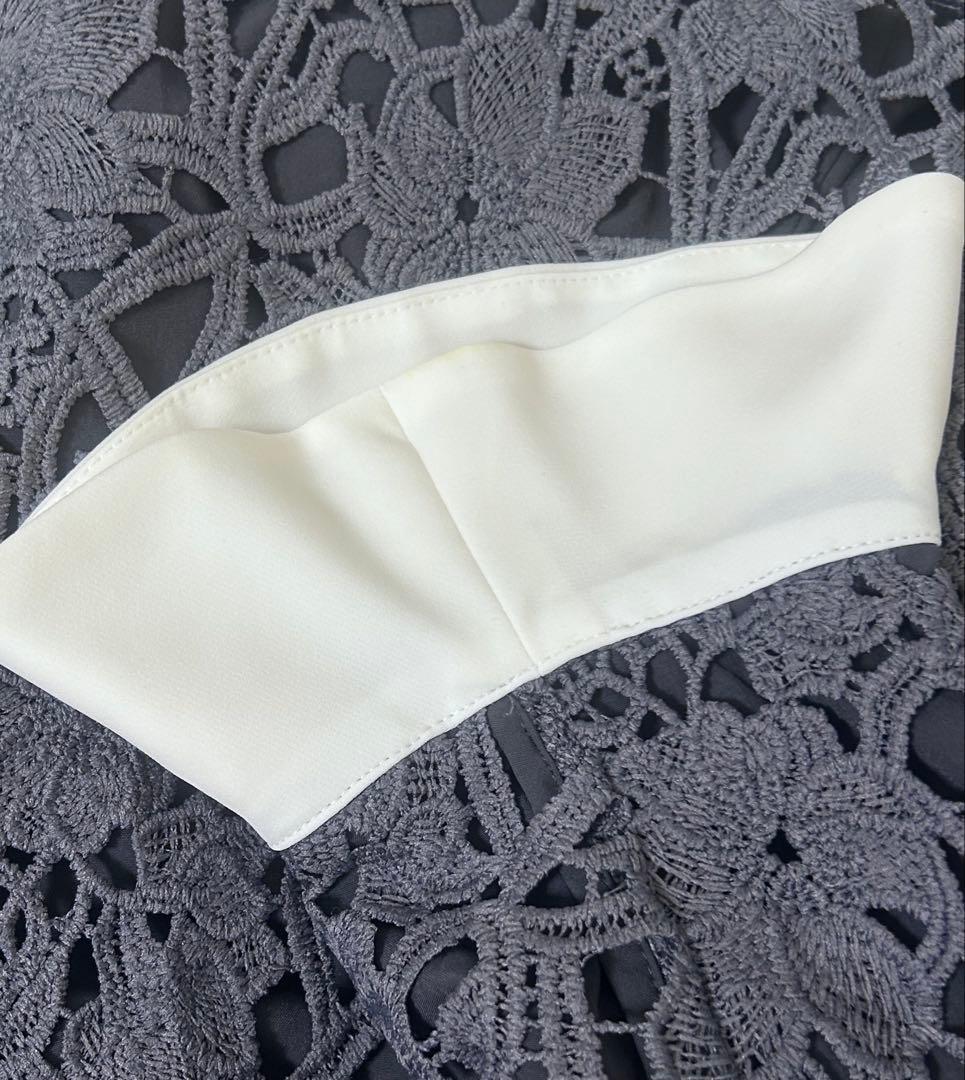 【Sサイズ】Leja 花柄レースカラースパンコールAラインワンピース