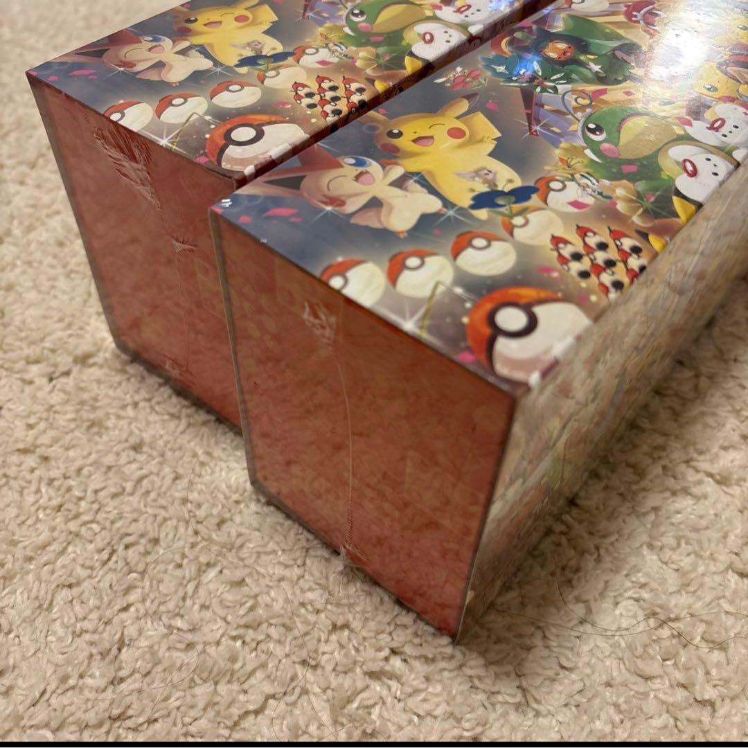 シュリンク付きポケモンカードボックス3個セット！