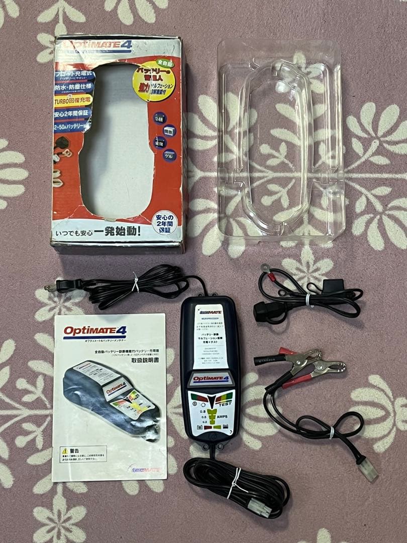 OptiMATE 4 バッテリー チャージャー 充電器