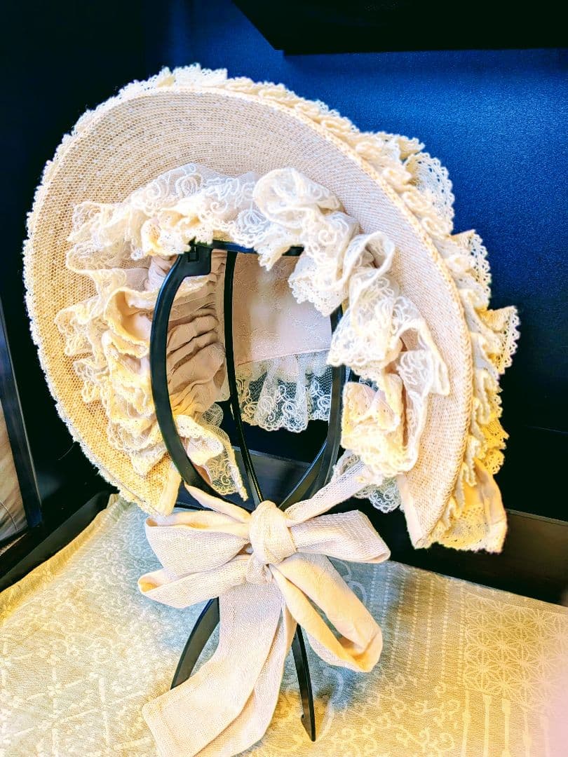 星箱works 西洋人形魔法　ボンネット　ベージュ