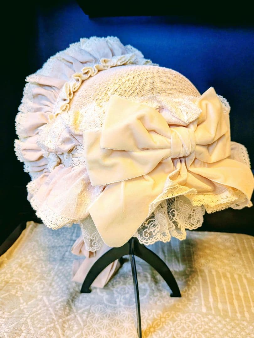 星箱works 西洋人形魔法　ボンネット　ベージュ