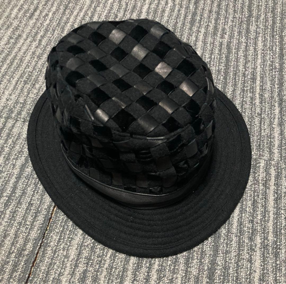 CA4LA カシラ　牛革　ハット　ウール　ユニセックス　帽子