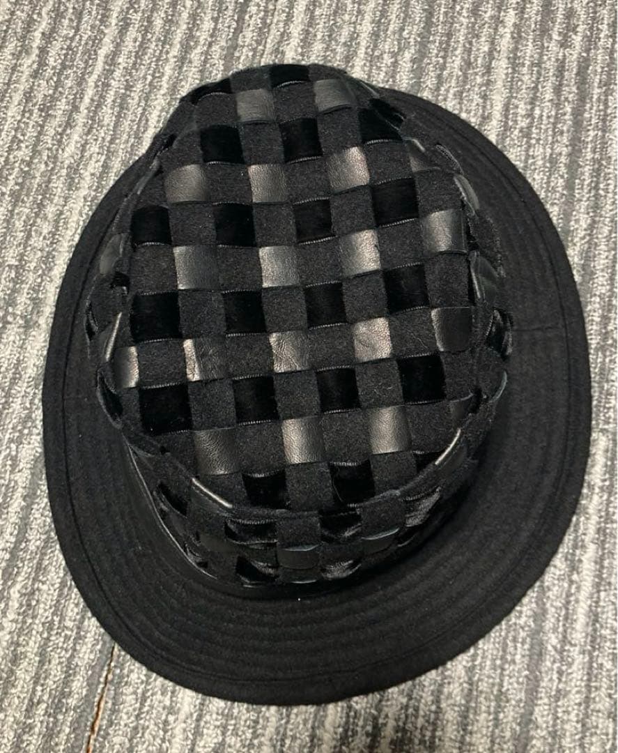 CA4LA カシラ　牛革　ハット　ウール　ユニセックス　帽子