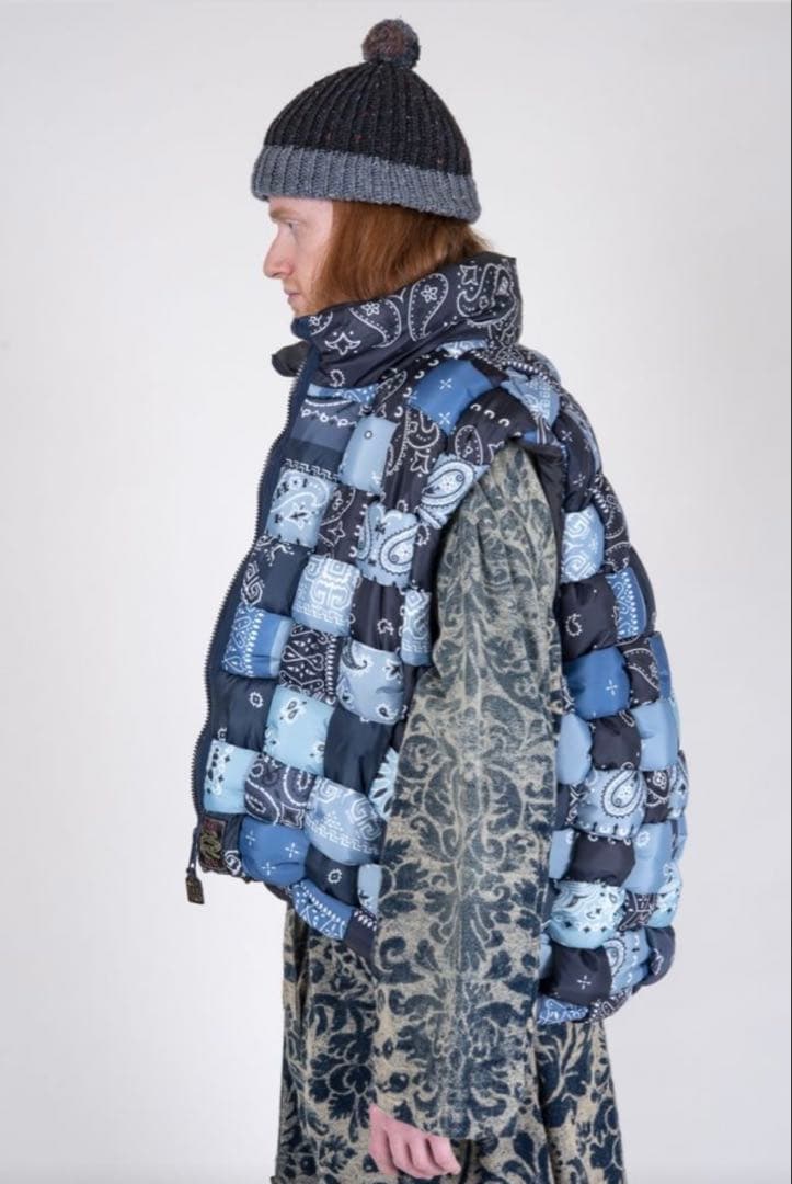 1/13まで【正規品】KAPITAL keel weaving vest