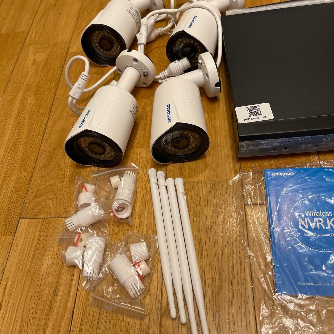 ⭐️未使用⭐️4CH WIFI NVR KITS 防犯カメラ