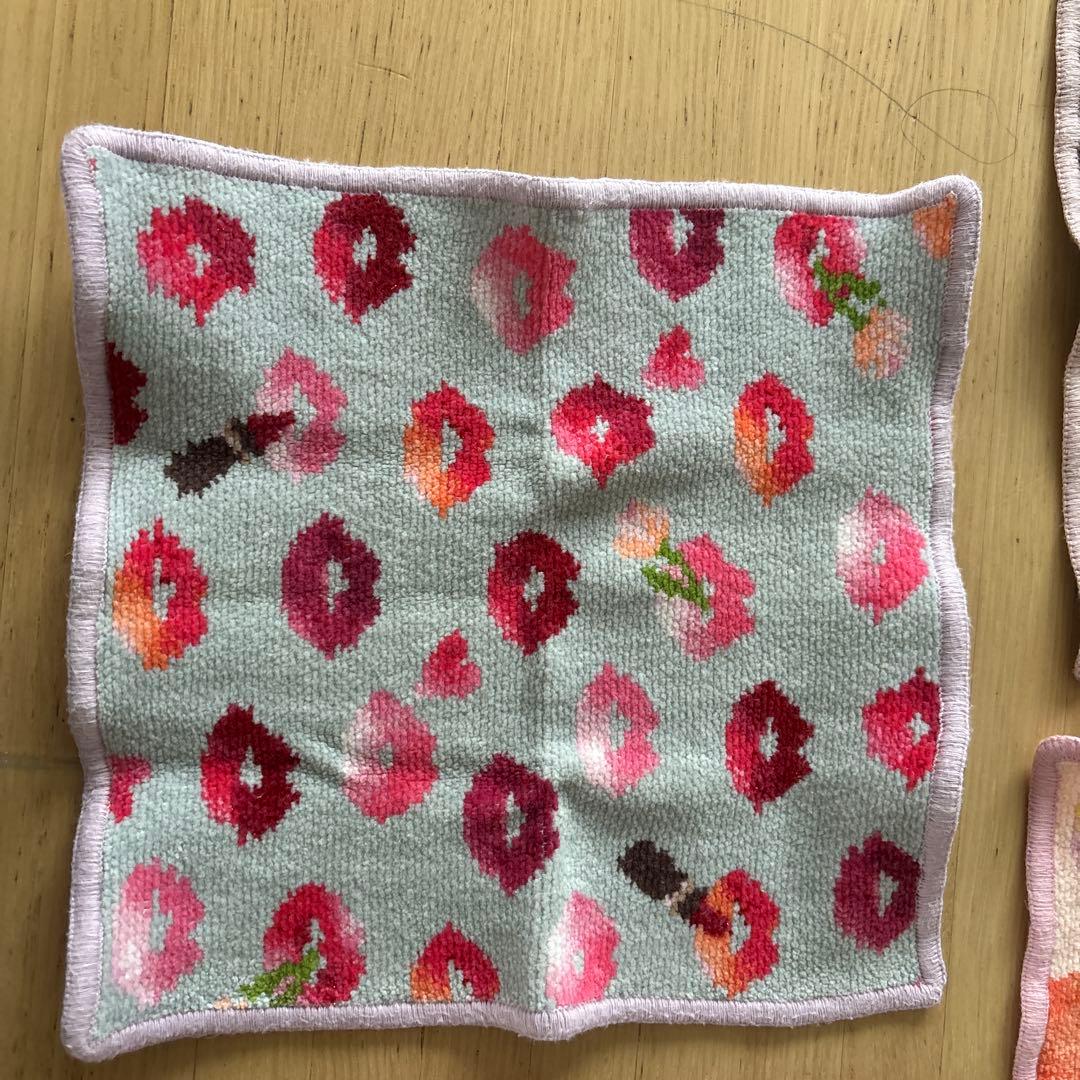 ラブラリーバイフェイラー　タオルハンカチ5枚セット　中古！！