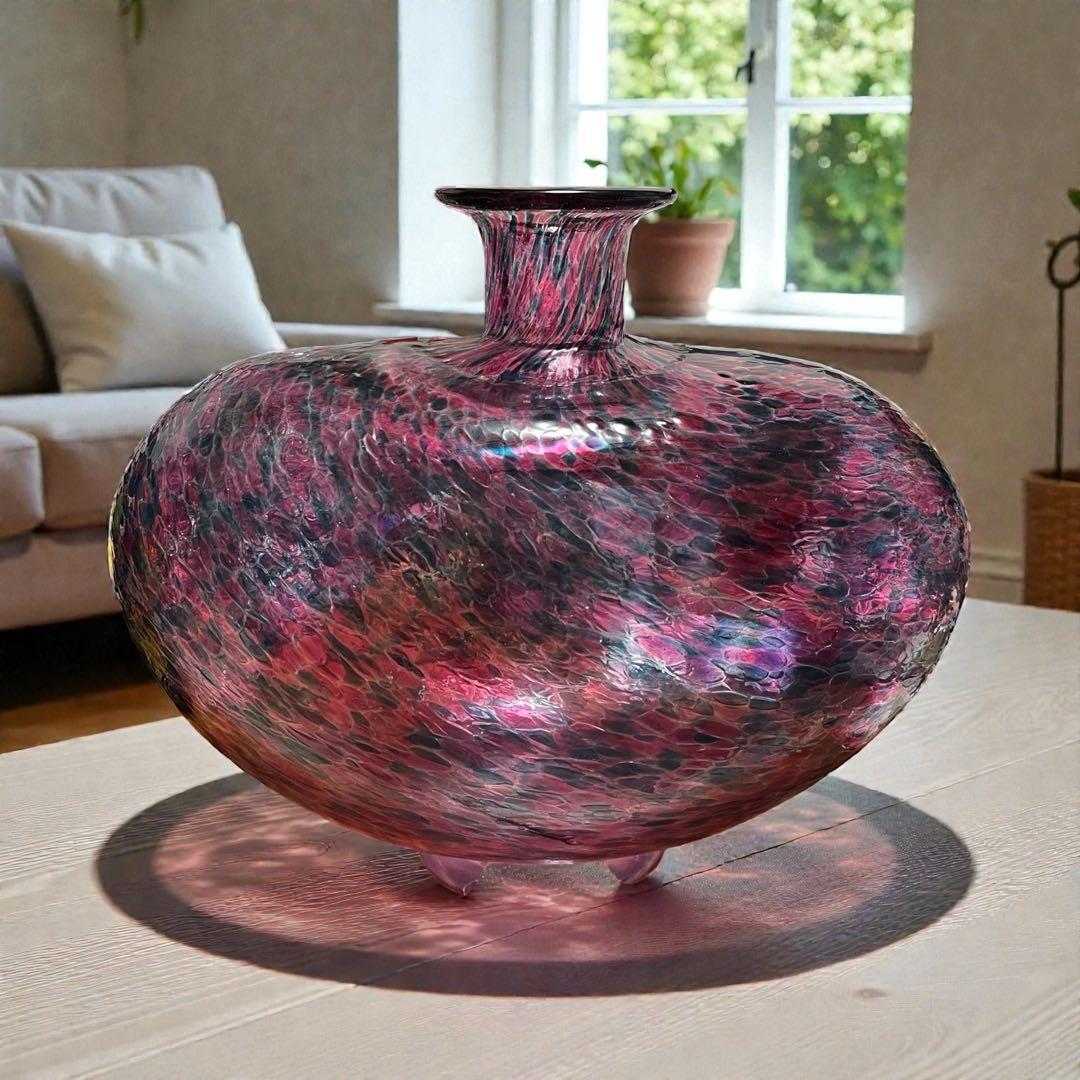 花瓶 ガラス製品 津軽びいどろ？