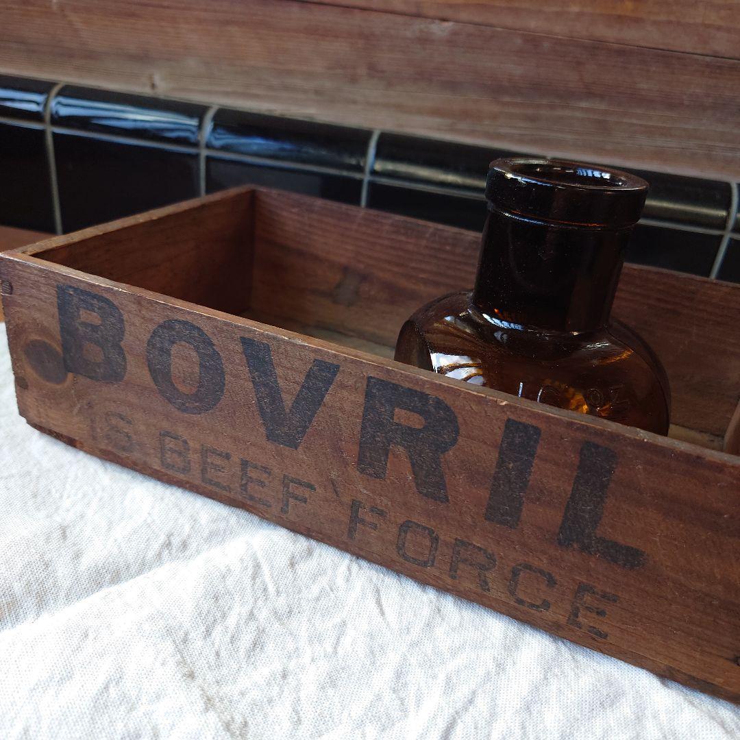 イギリスアンティークBovril 木製ボックス