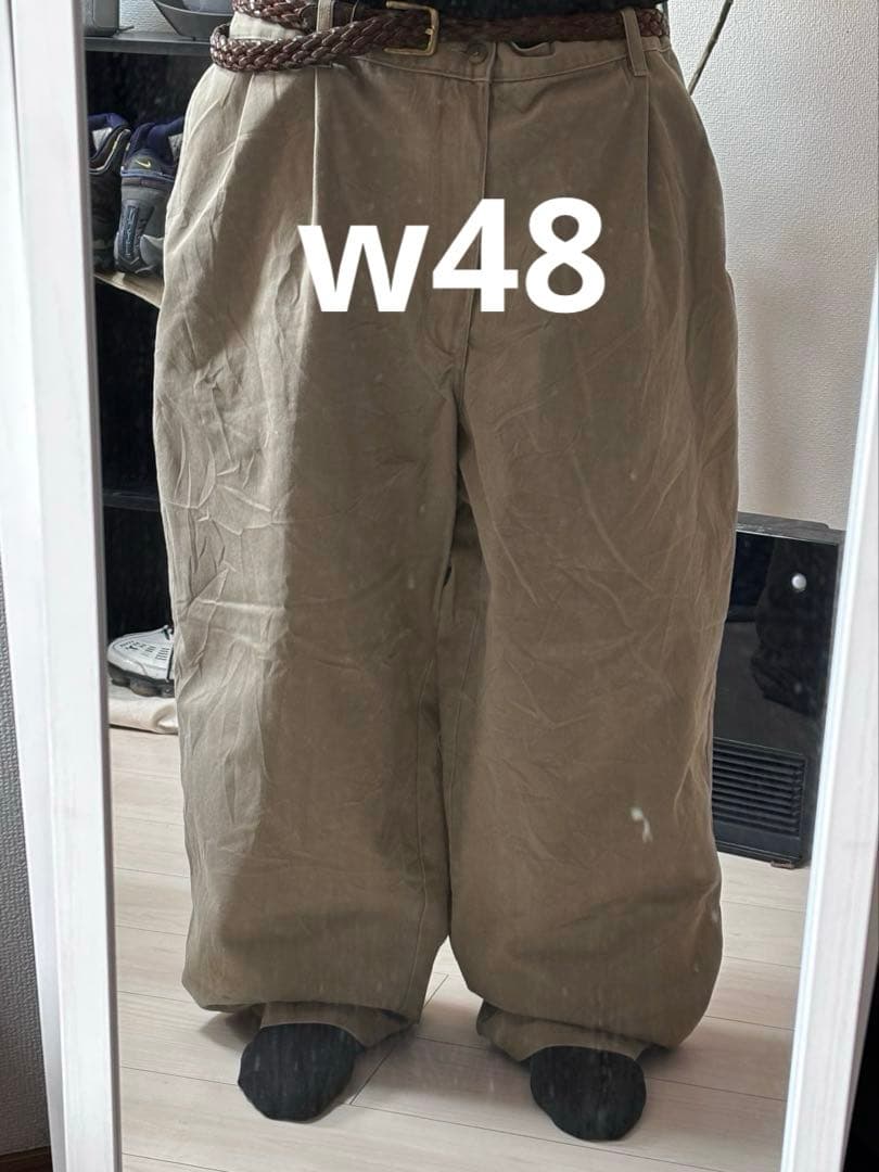B系 bboy 極太 ワークパンツ チノパン w48 フブ ロカウェア