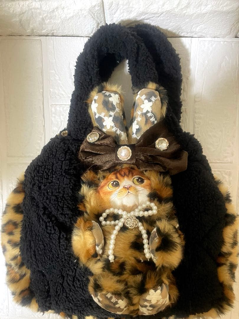 ぴ*ん様 コヤンイサムチョン　ハンドメイド ふわふわ　ショルダー取り外しトートバ