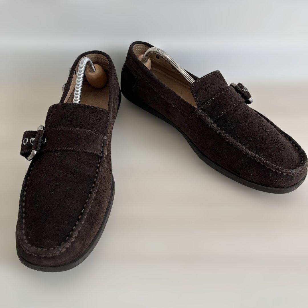 ルイヴィトン ドライビングシューズ ローファー　8 モノグラム