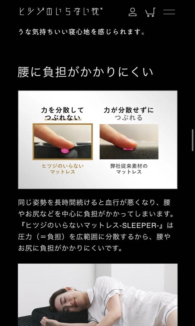 ヒツジのいらないマットレス -sleeper-