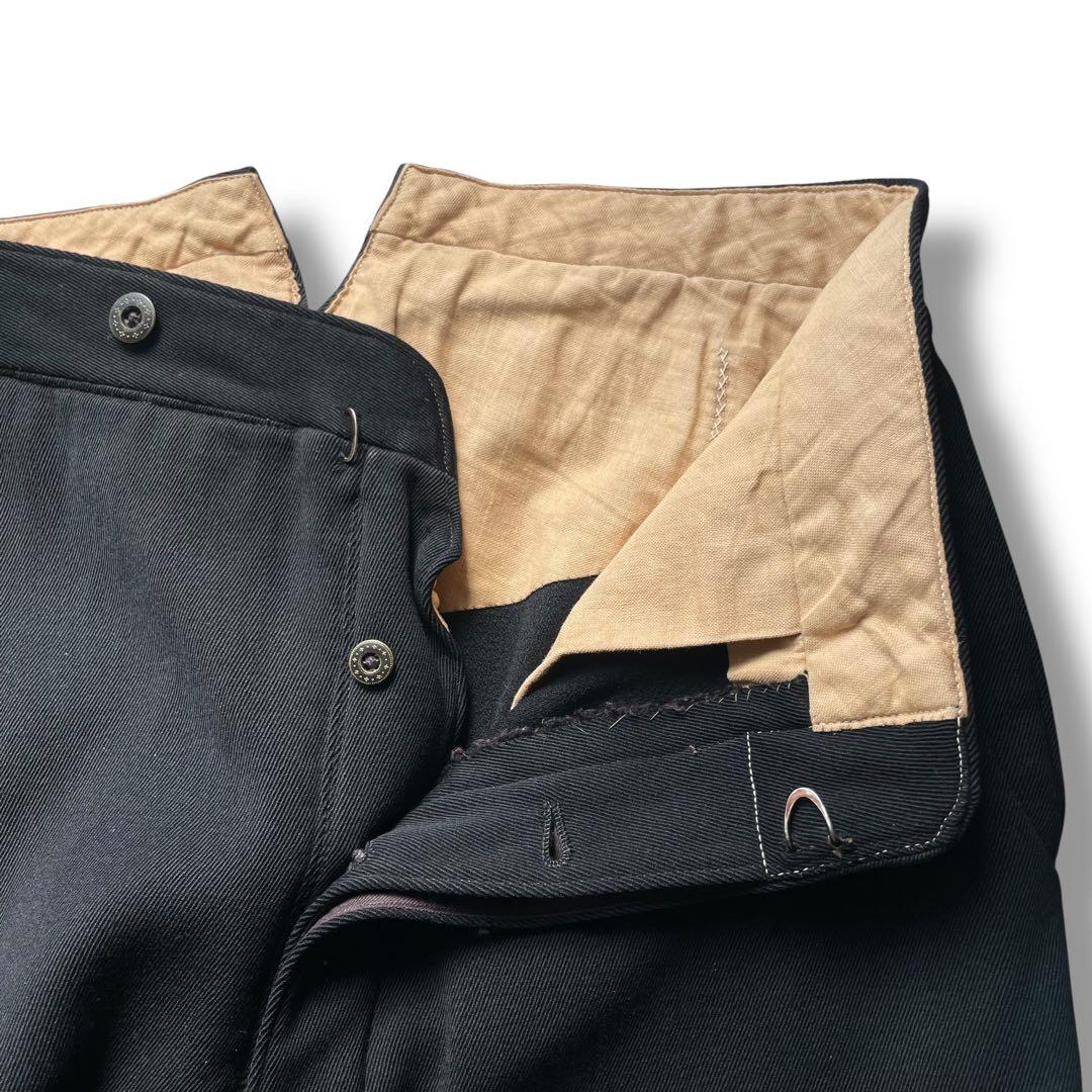 20s 30s サスペンダー ウィップコードトラウザーズパンツ スラックス