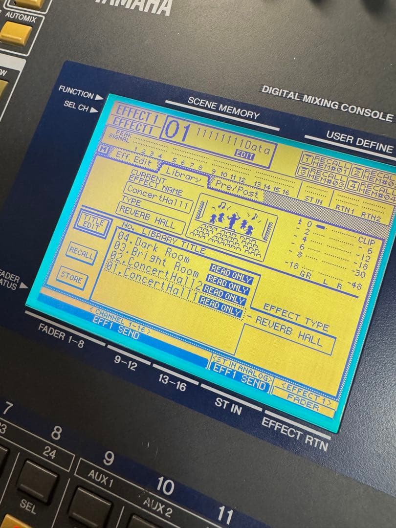 1YAMAHA O3D デジタルミキサー　取説有ケーブル付