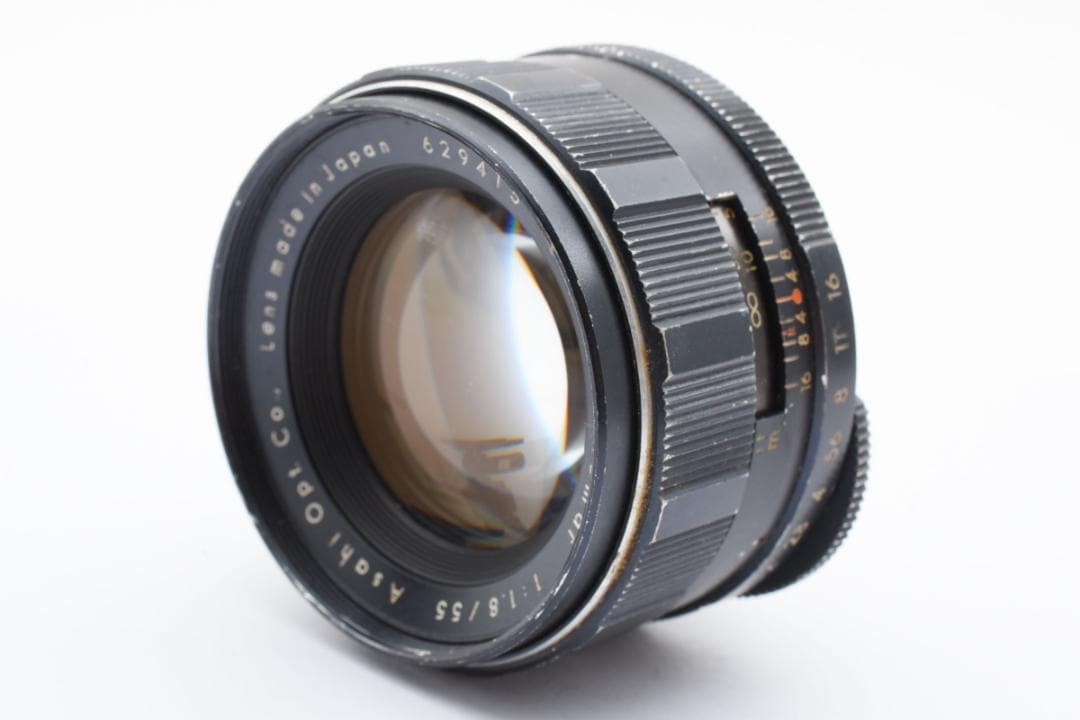 ☆前期型☆ Super Takumar 55mm F1.8 フード付 SO220