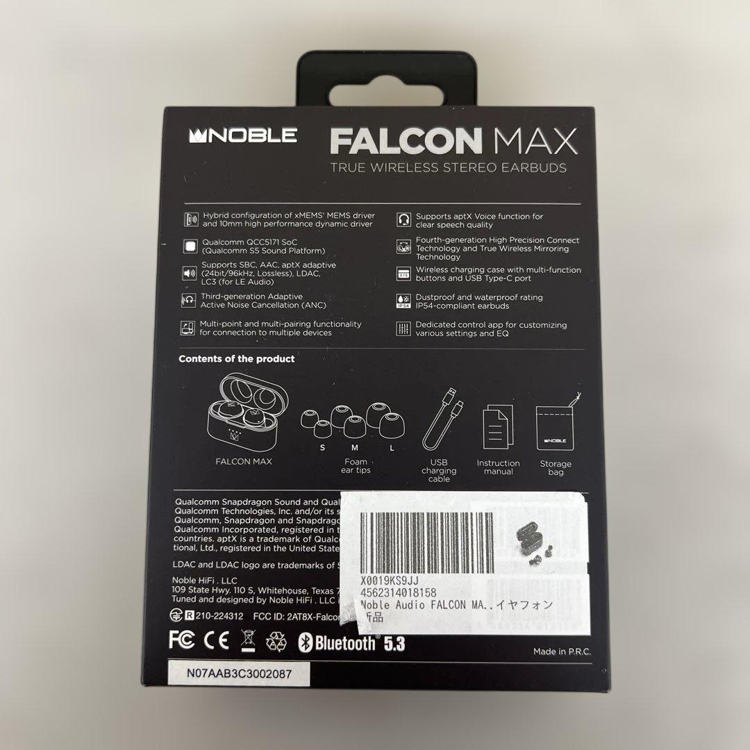 601078 Noble Audio イヤホン FALCON MAX