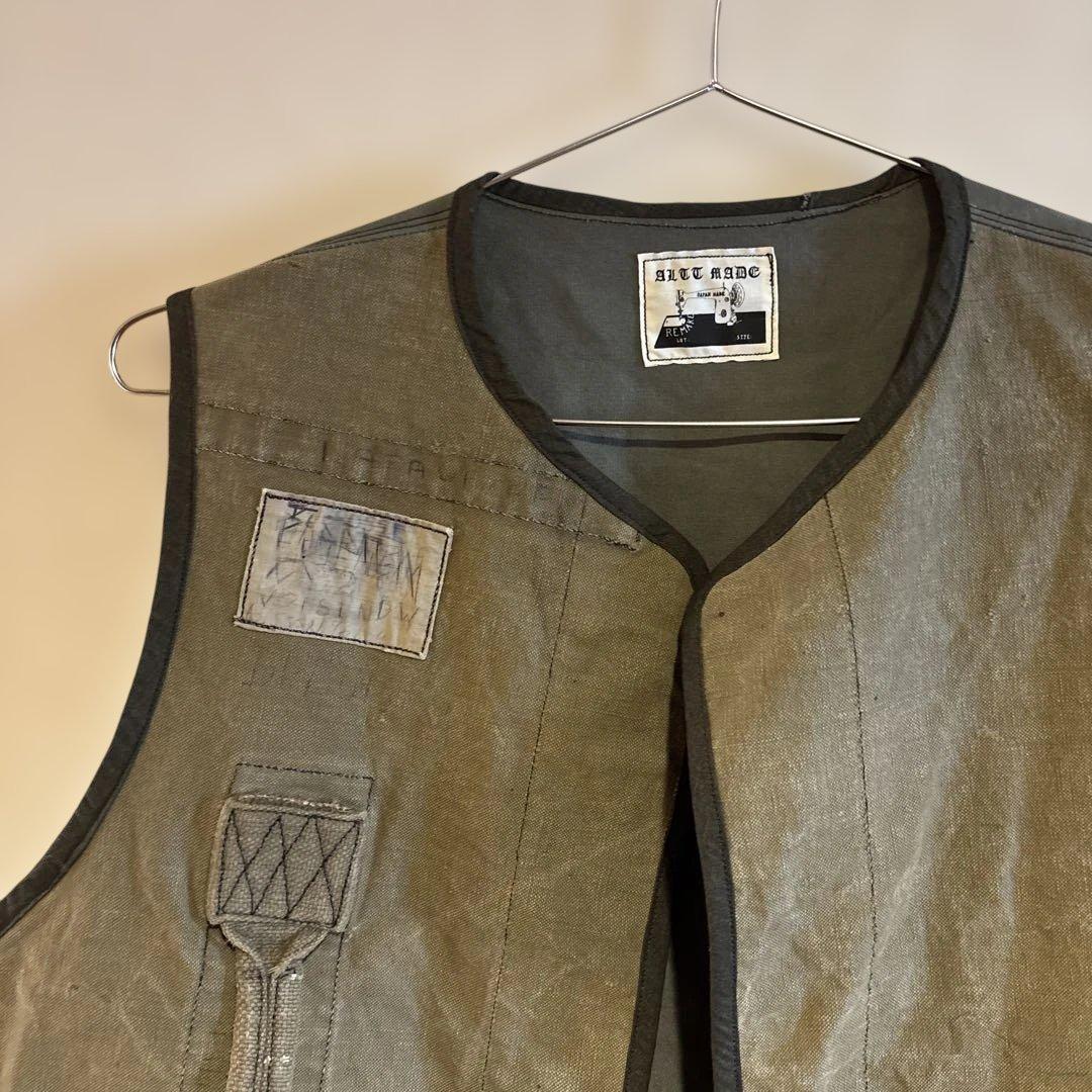 ALT MADE ミリタリー再構築ベスト リメイク