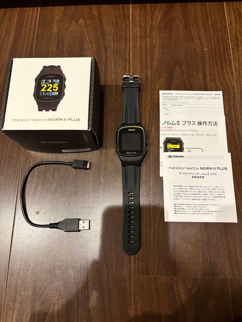 ゴルフ用GPSウォッチ NORM II PLUS ブラック