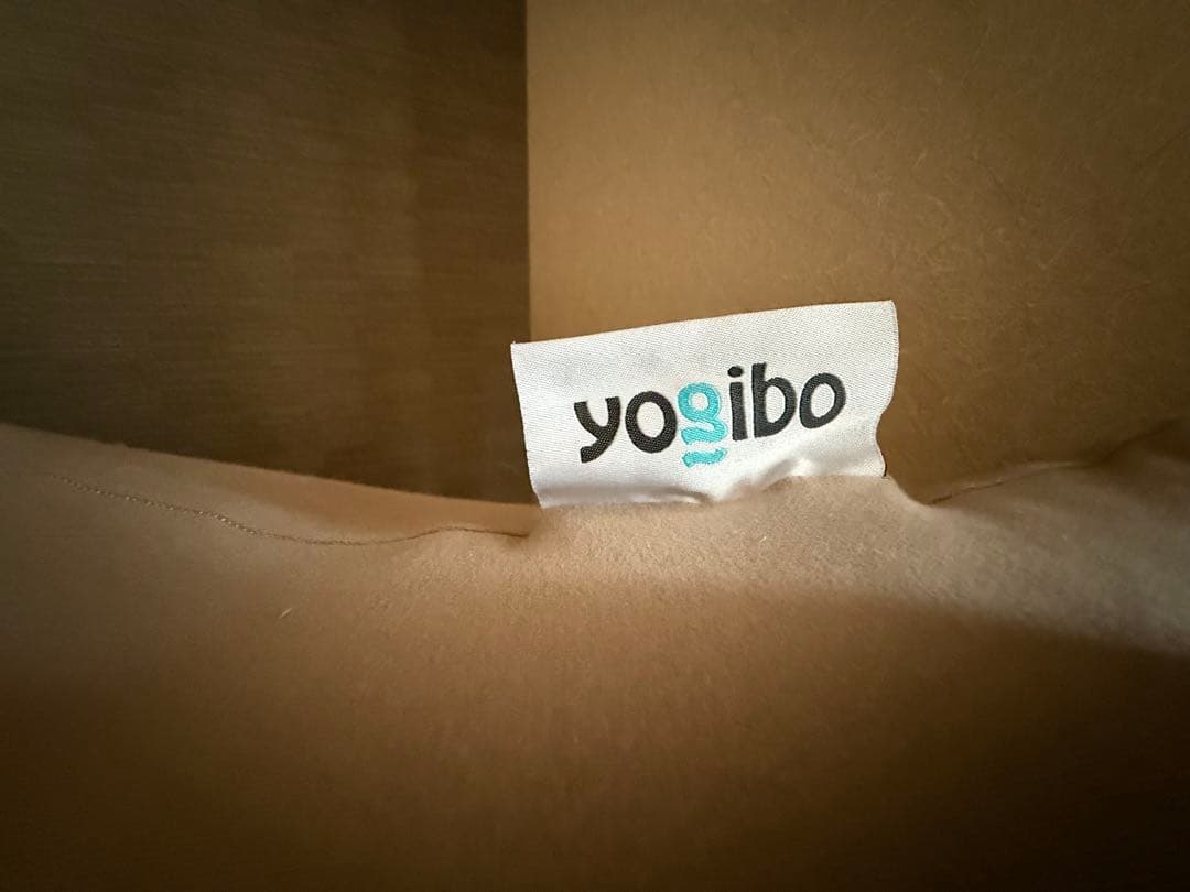 【手渡し希望※ほぼ新品購入／ほぼ使用せず】ヨギボーミニ（ライトグレー）