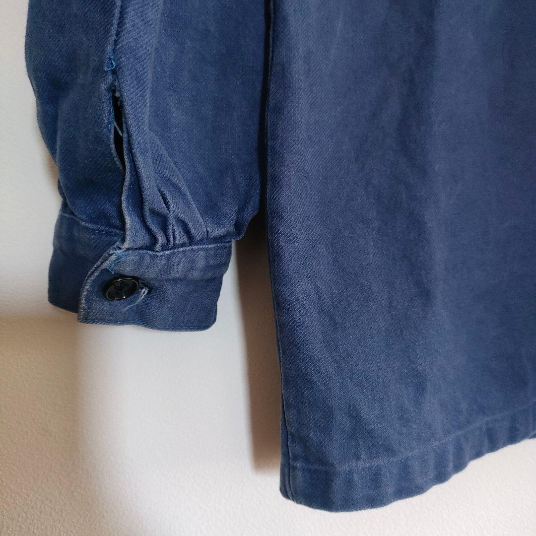 ジャケット・アウター Rare! 1960s french vintage cotton smock