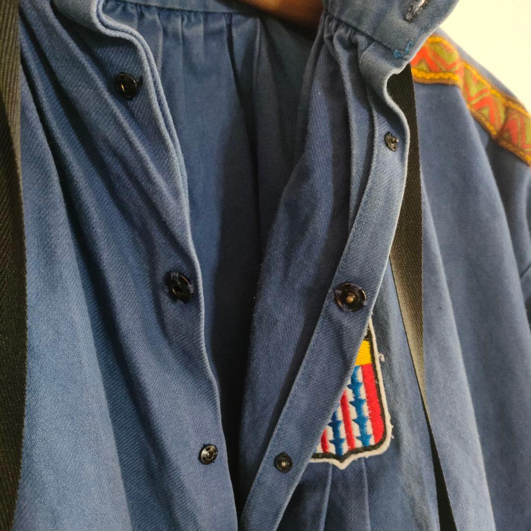 ジャケット・アウター Rare! 1960s french vintage cotton smock