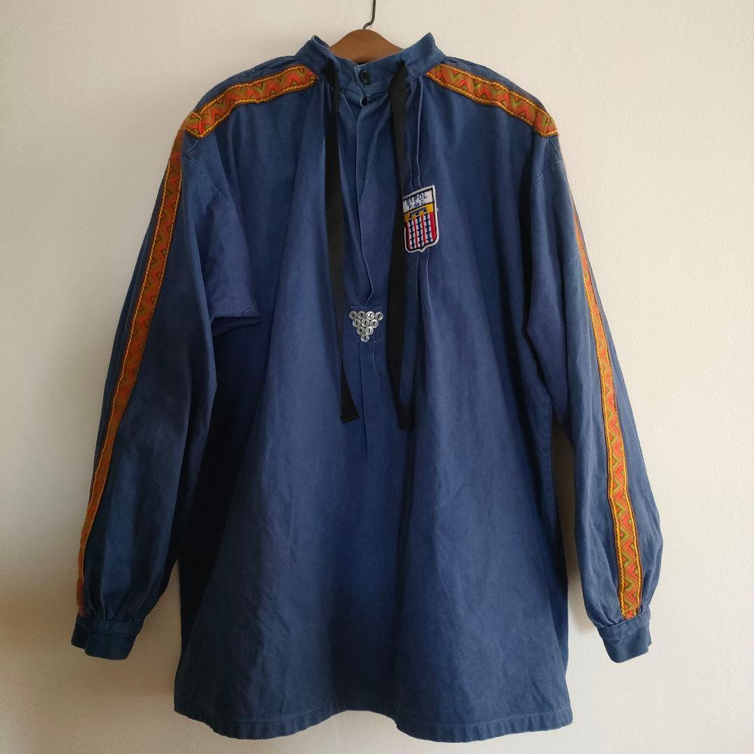 ジャケット・アウター Rare! 1960s french vintage cotton smock