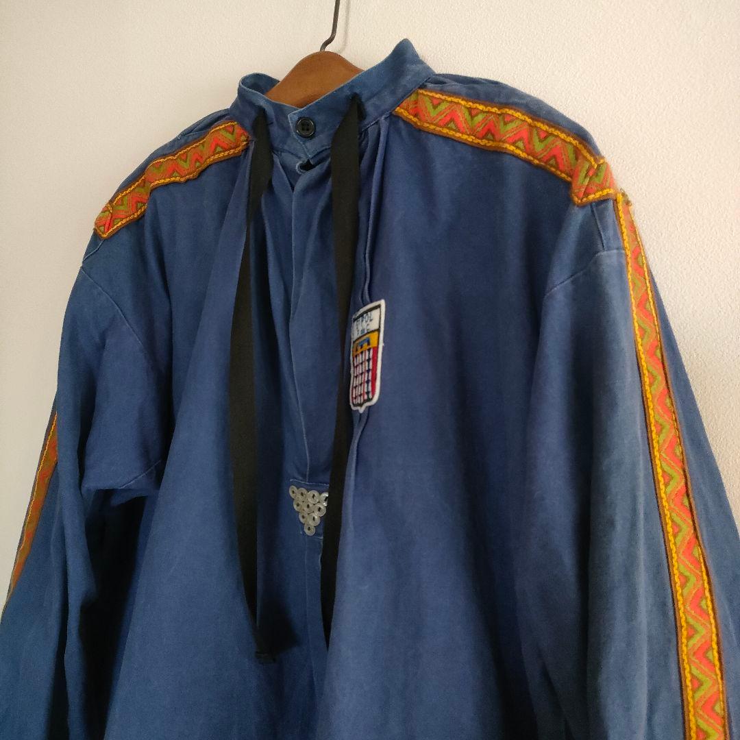 ジャケット・アウター Rare! 1960s french vintage cotton smock