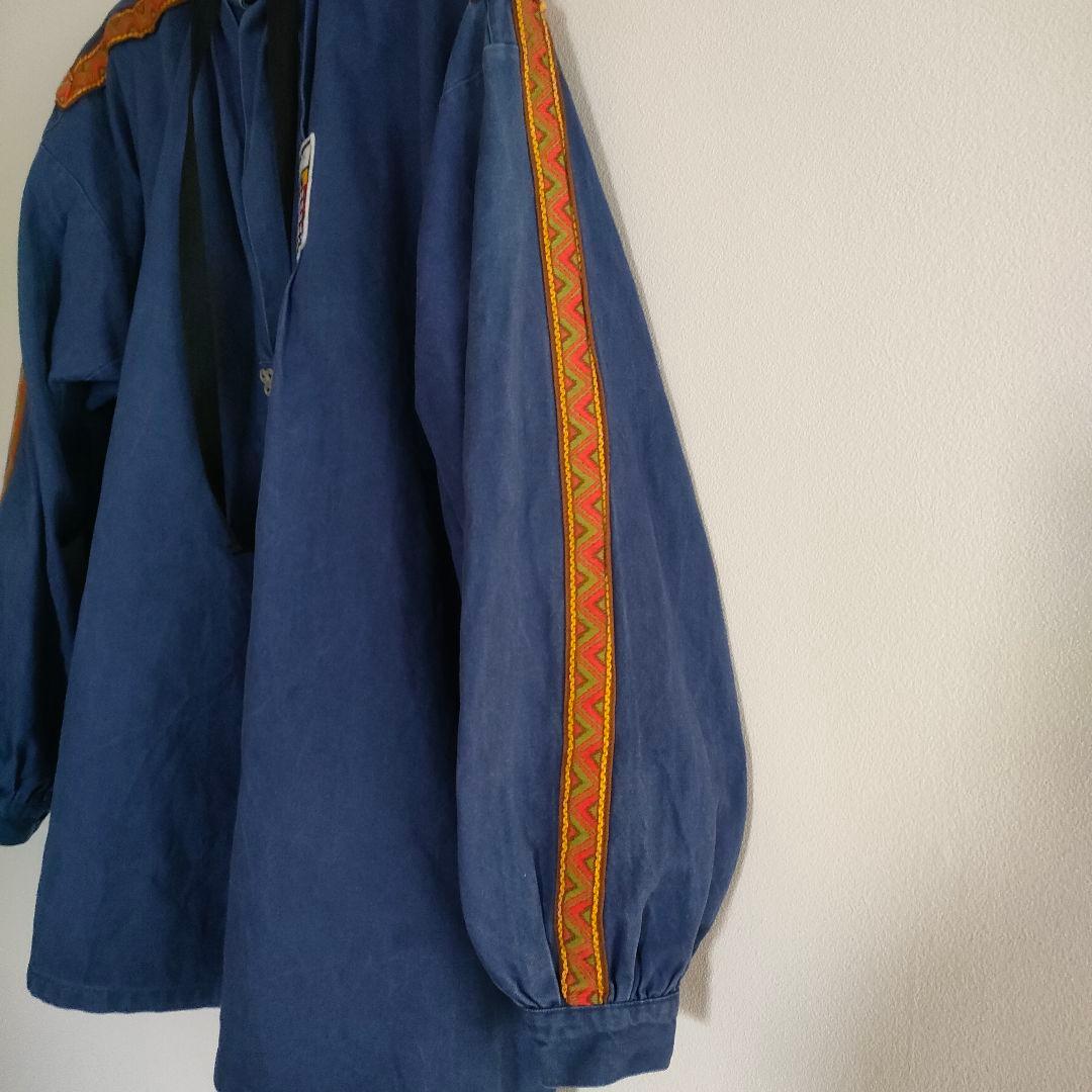 ジャケット・アウター Rare! 1960s french vintage cotton smock