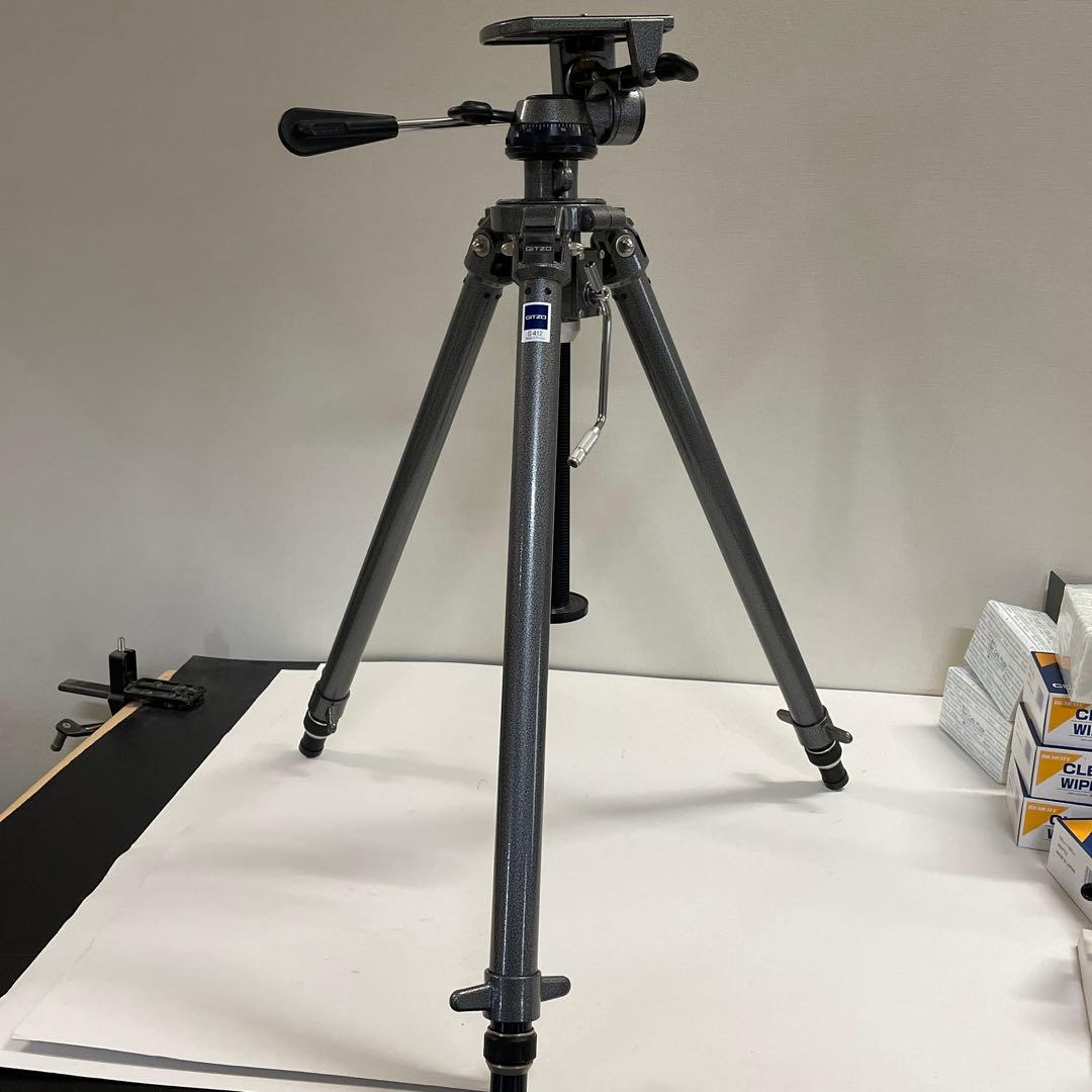 【中古美品】gitzo ジッツォ　g412 三段三脚+雲台g1570