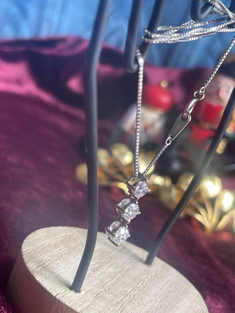 オンナの決意はカタイ⭐︎ 1ct ダイヤ⭐︎PT900 PT850 トリロジー